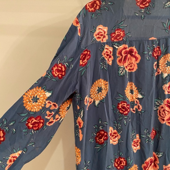 🚩 SOLD- Angie Floral Boho Duster Kimono. Size medium - Picture 10 of 10